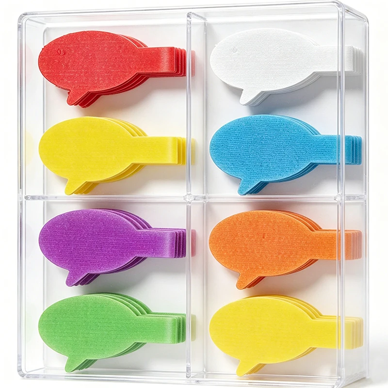 Colorful Writable Nylon Cable Labels Reusable Self Adhesive Cord Tags Cable Management Office Computer Wire Plant Identification