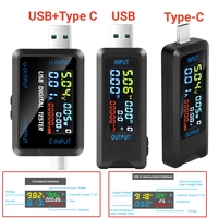 10 in 1 USB Tester DC Digital Voltmeter Amperimetro Current Voltage Meter Volt Ammeter Detector Power Bank Charger Indicator