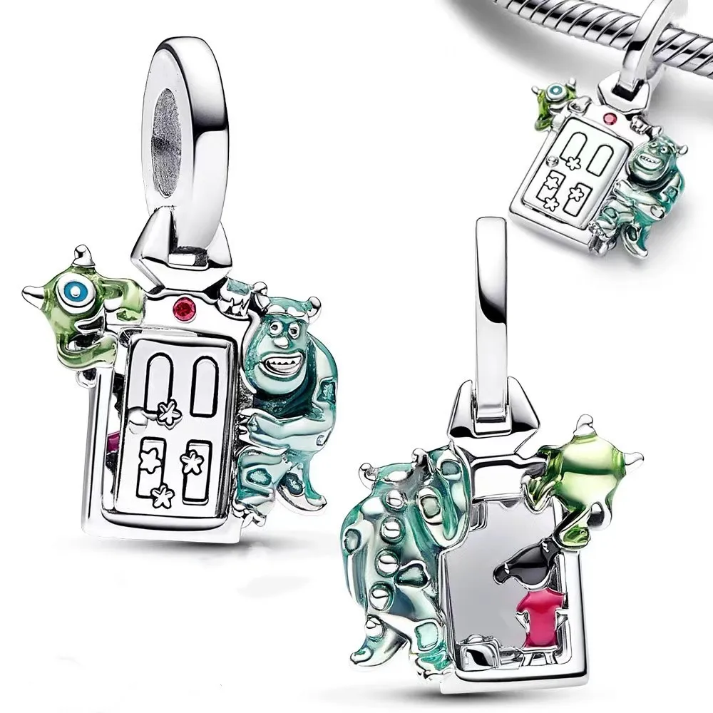 Plata De Ley 925 Silver Charms Disney Excavator Pendant Bead For Original Bracelet Bangle DIY Jewelry Gifts Dangle image 2