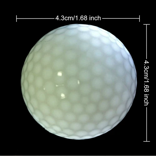 Imagen 2 del producto Bolas de Golf con luz LED que brillan en la oscuridad, colores múltiples de azul, naranja, rojo, blanco, verde, rosa, 5 unidades