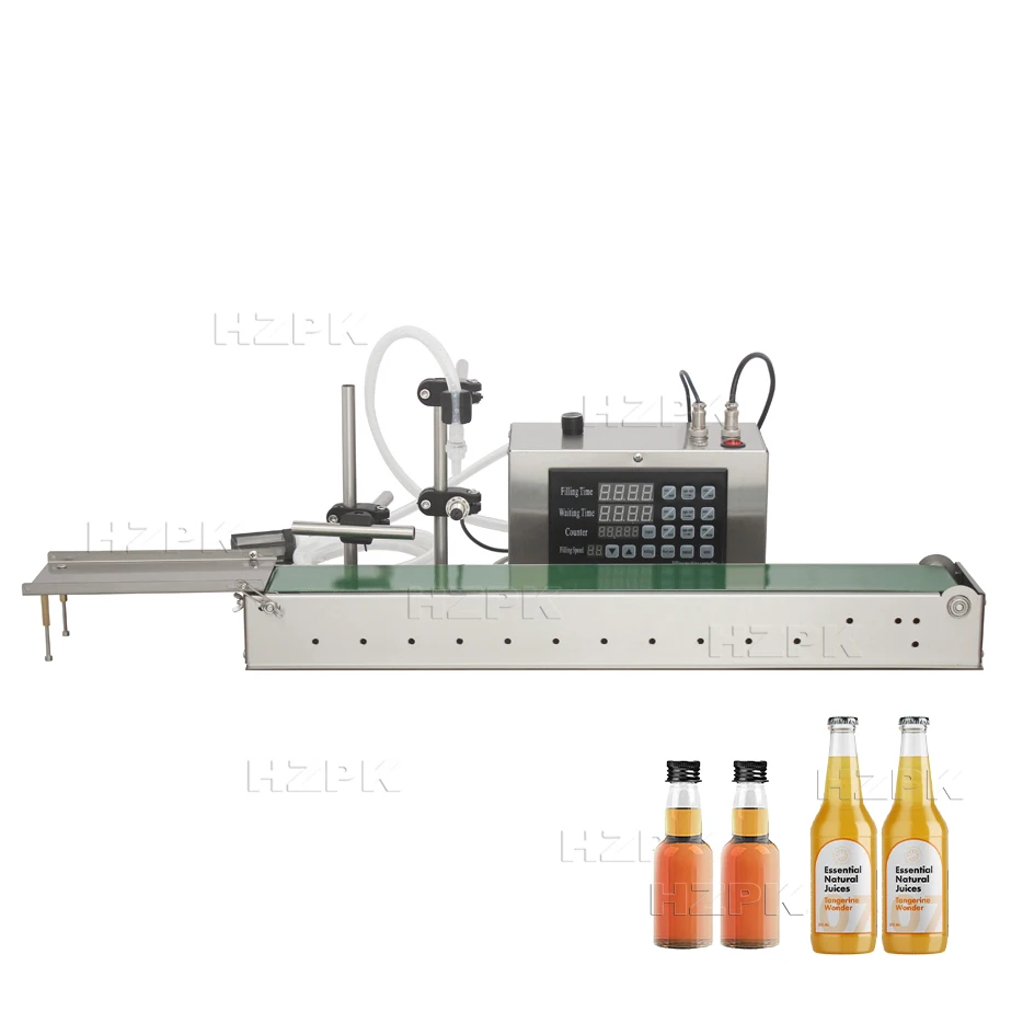 HZPK etherische olie flacon productie plant water digitale controle vulmachine kleine vloeistof 10-100 ml