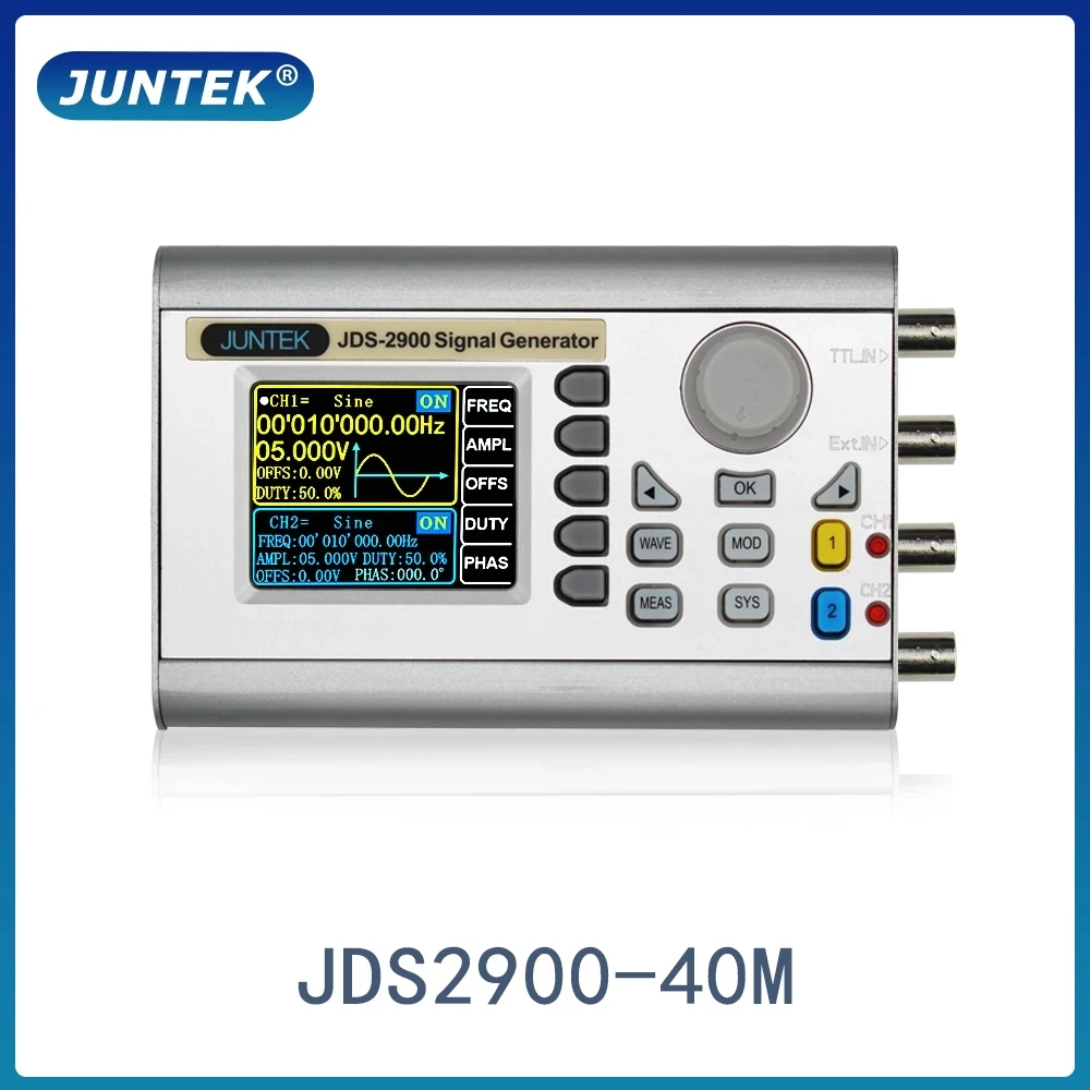 JDS2900-40M 40MHz DDS Function Signal Generator Digital Control Dual-Channel Frequency Meter Arbitrary Waveform Generator