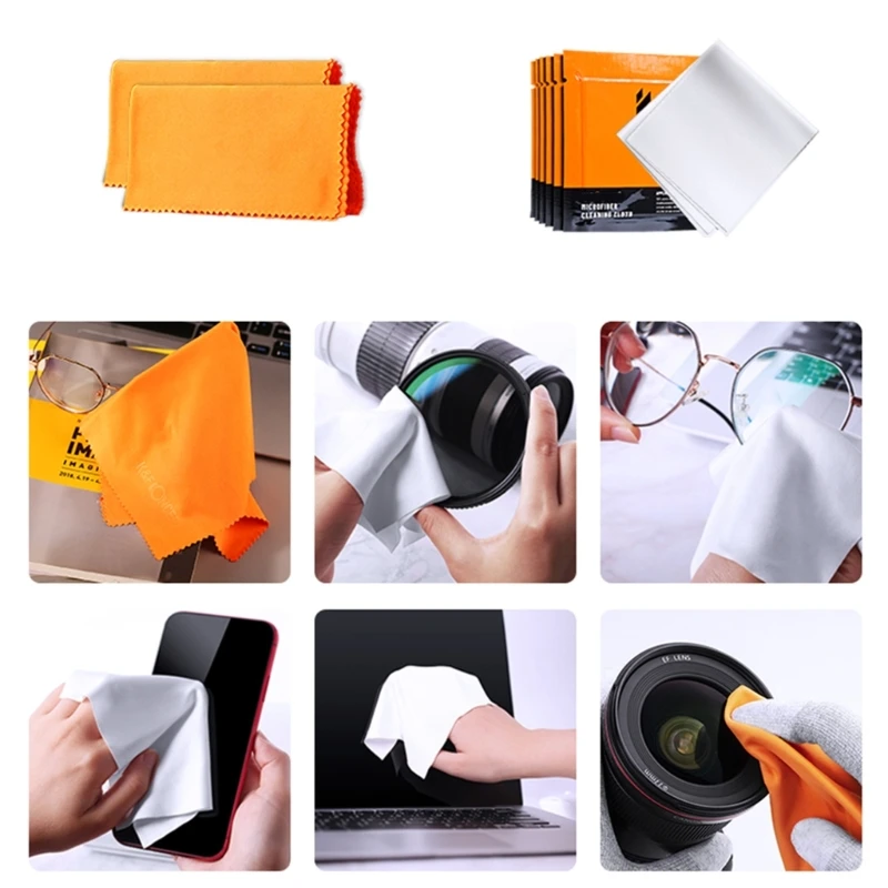 High Efficiency Dust Removal Air Blower & Cleaning Pen & Cloth for Camera Maintenance Includes Lens Cleaning Accessories