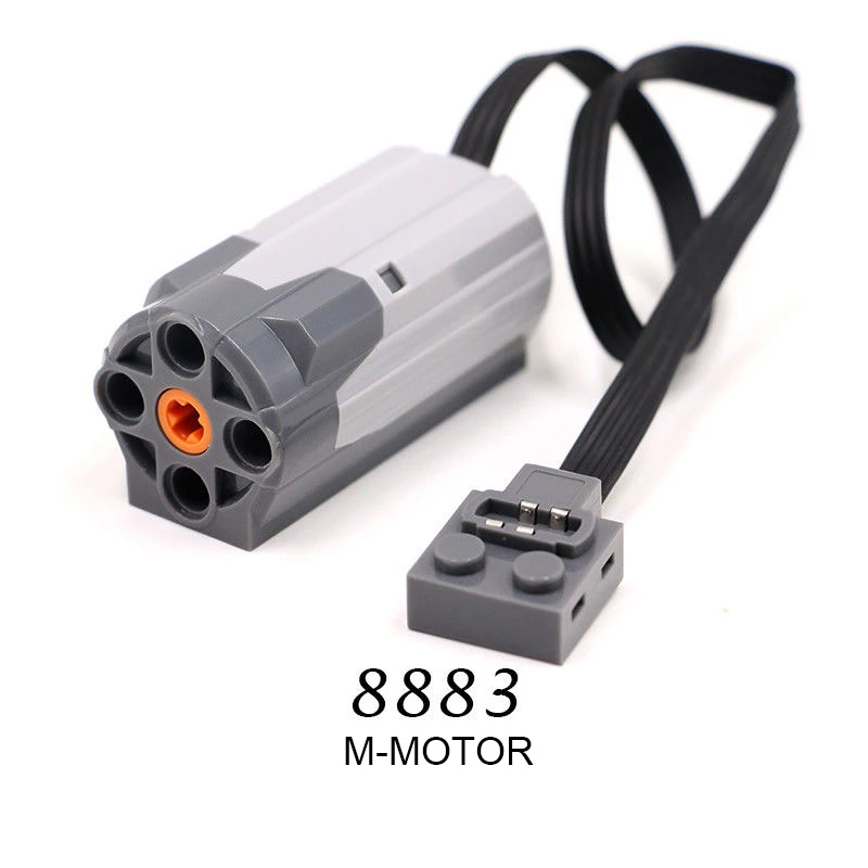 Technical Parts Motor Multi Power Functions MOC PF Building Blocks X-XL-M-Servo Motor, LED Light ,Extension Cable, Battery Box