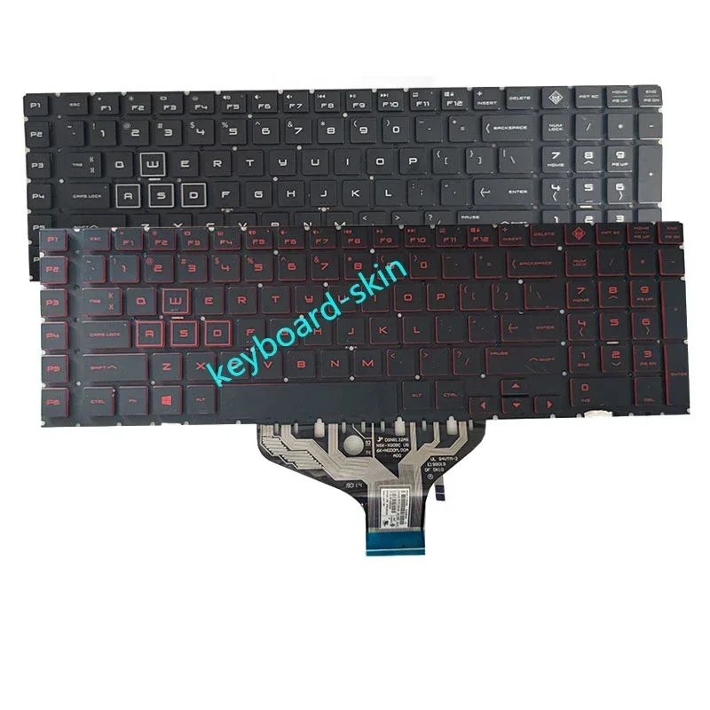 

98% New US Red /RGB colorful Backlit Keyboard For HP Omen 17-CB*** 17-CB 17-CB1080NR 17-CB1070NR 17-CB0020NR series laptop