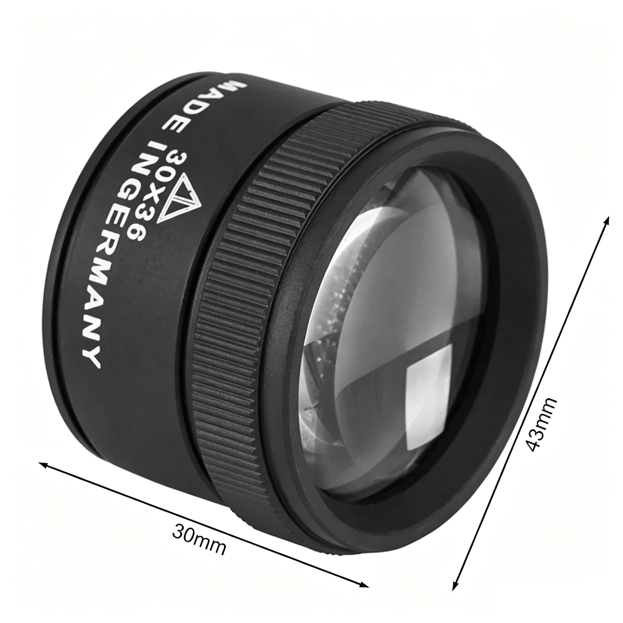 30-fache 36mm Lupe mit K9 Optikglas, Monokel-Vergrößerungsglas für Uhrenreparatur, Handlupe für Schmuck – Detail 3