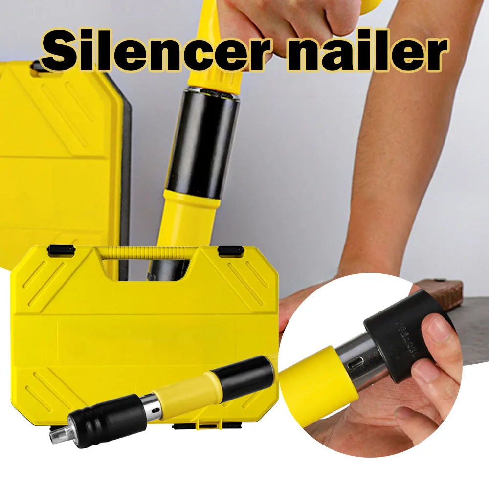 

Manual Steel Nails-Gun Tool Multipurpose Nail Gun Mini Home DIY Installation Wall Fastener for Penetrate Concrete Walls