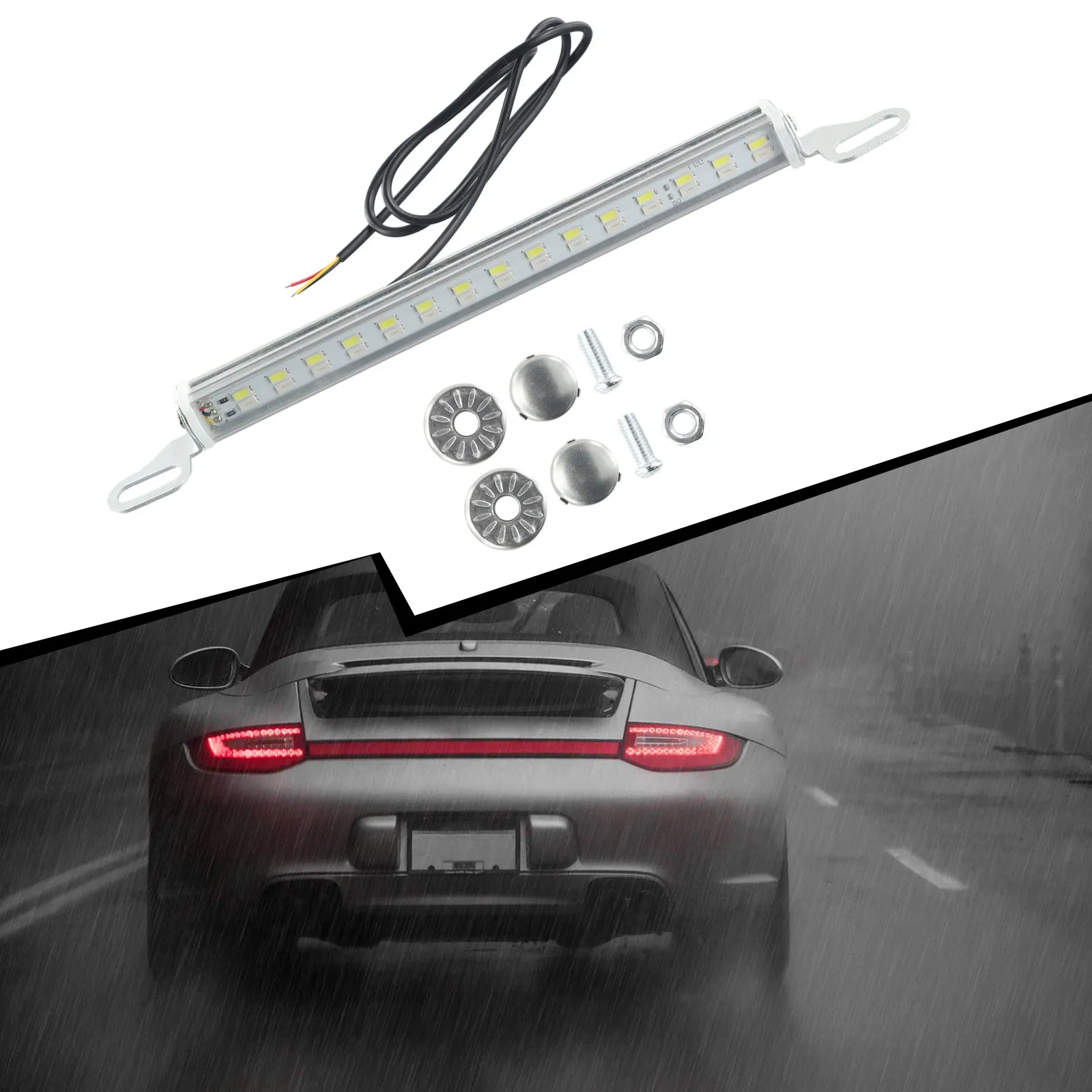 Accessorie Car Light Bar 135g DC24V Easy To Install Hot Sale PI67 Red Light 250MA High Quality Material Practical