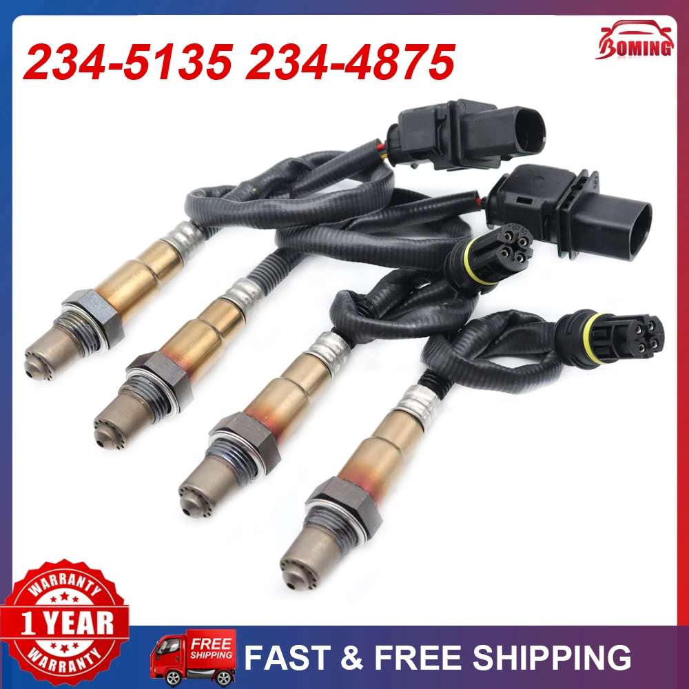 

4PCS New Car Up&Downstream Air Fuel Ratio O2 Oxygen Lambda Sensor 234-5135 234-4875 Fits For BMW M3 4.0L 2008-2013 11787560957