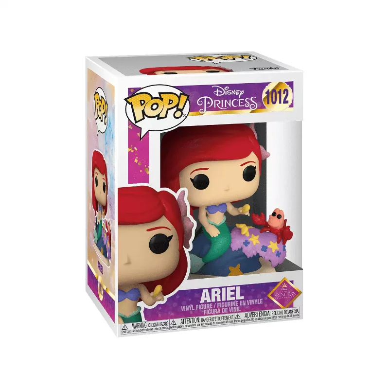 Funko POP Original Disney princesse Anime Figure raiponce Ariel Belle figurine jouets pour garçons filles cadeau modèle à collectionner