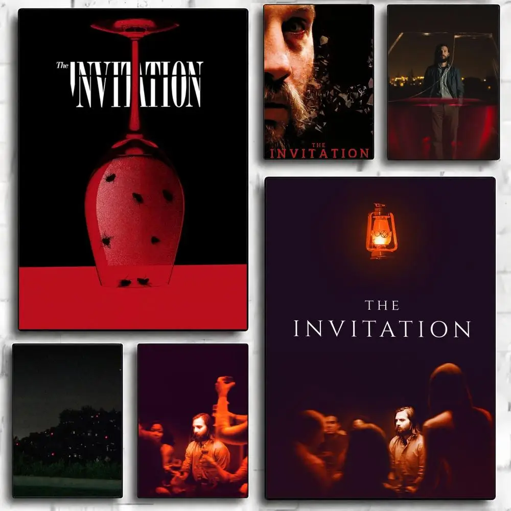 classic movie T-The Invitation-N Poster Minimalist Wall Sticker for Cafe Office Bar Home Decor and Gift