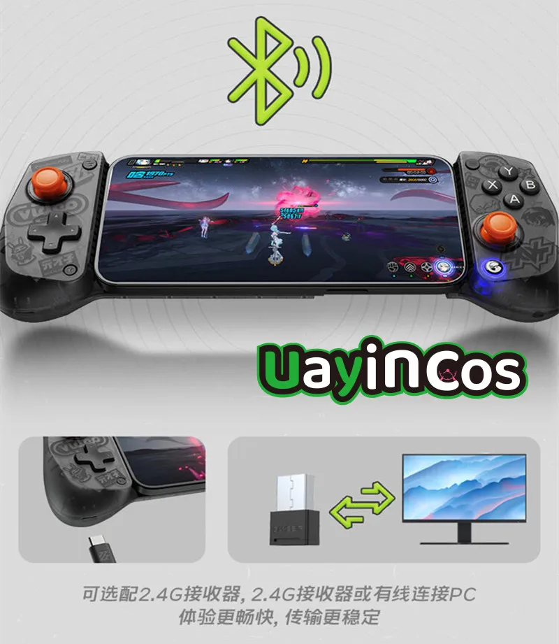 

In stock Original X5s Zenless Zone Zero Play Game Handle Gifts Box Game Controller Wireless Bluetooth Gamepads Ellen Joe Anime T