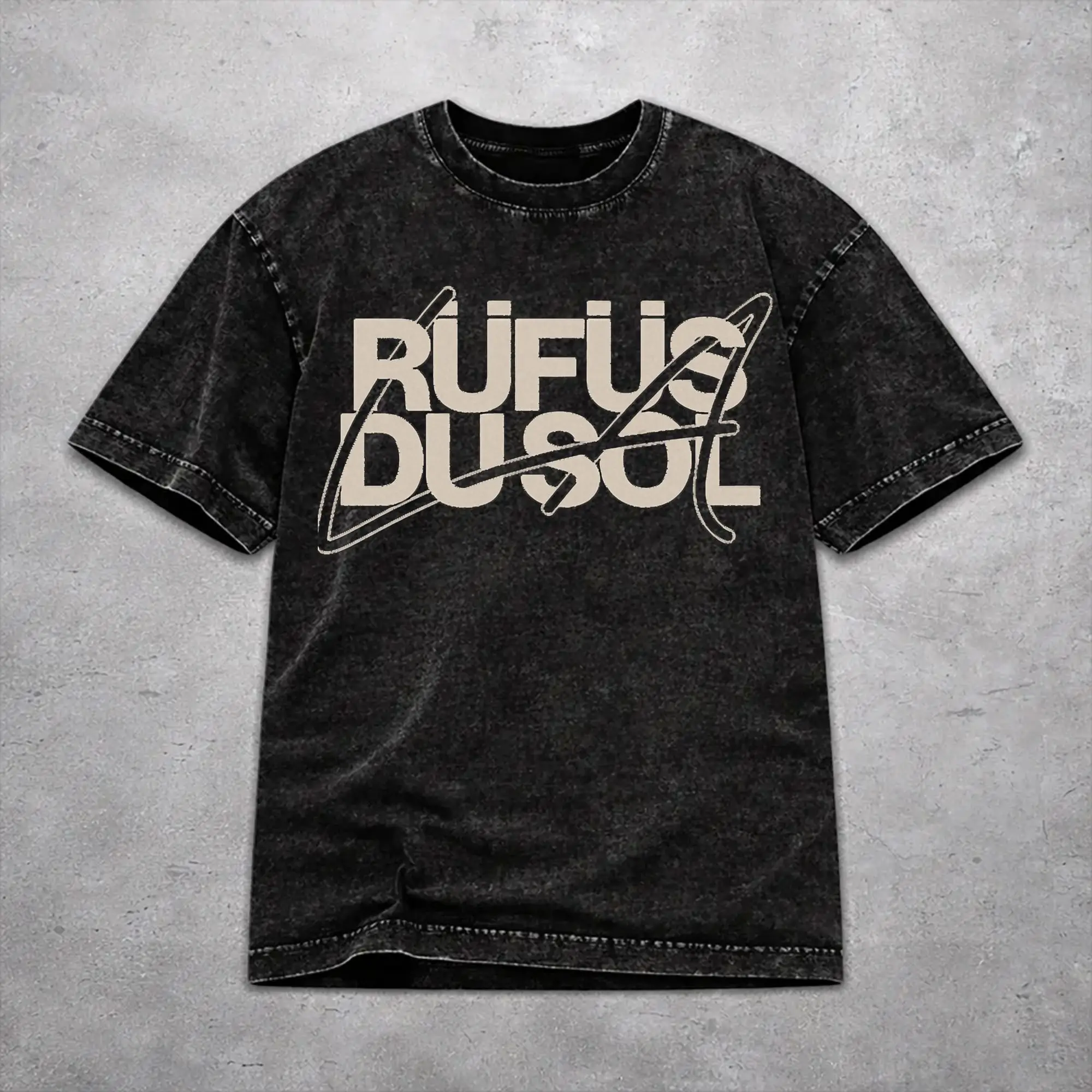 Novelty Men Women Rufus Du Sol 2026 Concert Tee Shirt Washed Style  T Shirts Clothing
