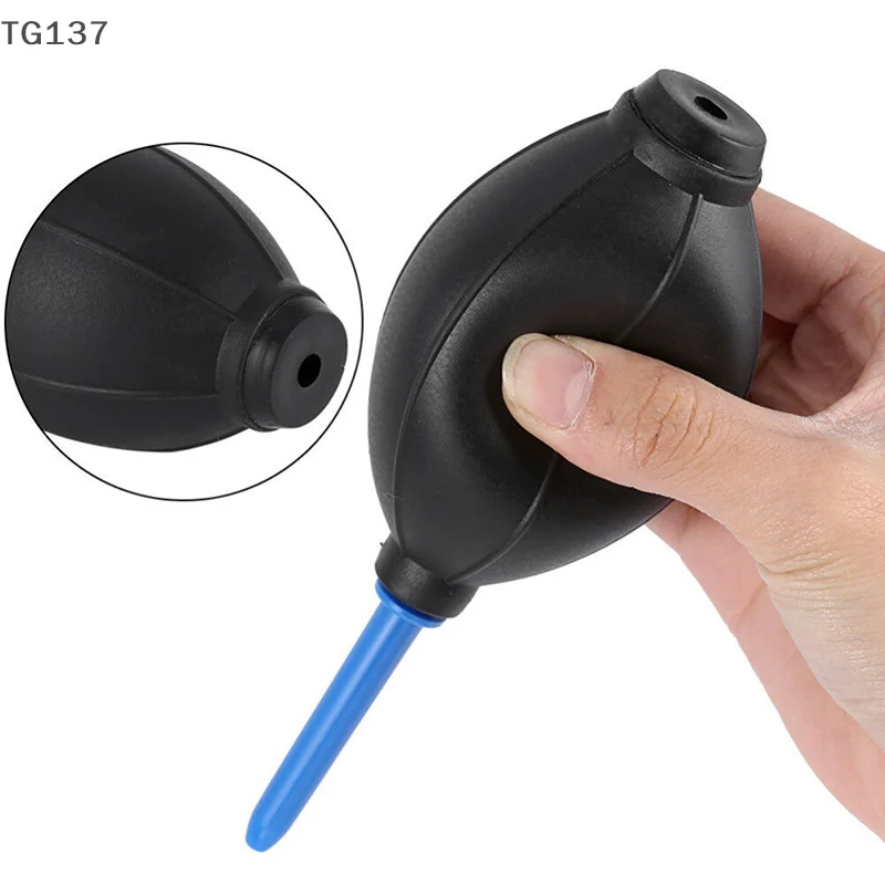 Black Rubber Bulb Air Pump Dust Blower Cleaning Cleaner For Digital Camera Len Filter