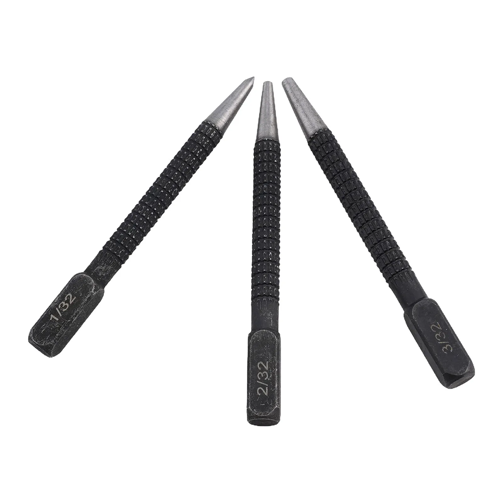 3 قطعة مجموعة لكمة الأظافر مخرش الجسم مربع ضرب رئيس اللكمات أدوات 1/32 1/16 3/32 96x8 مللي متر أدوات يدوية اكسسوارات