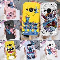 For Redmi A3 Phone Case Soft Silicone Shockproof Super cute Stitch Love?Cover For Xiaomi Redmi A3 Shell RedmiA3 A 3 Bumper Shell