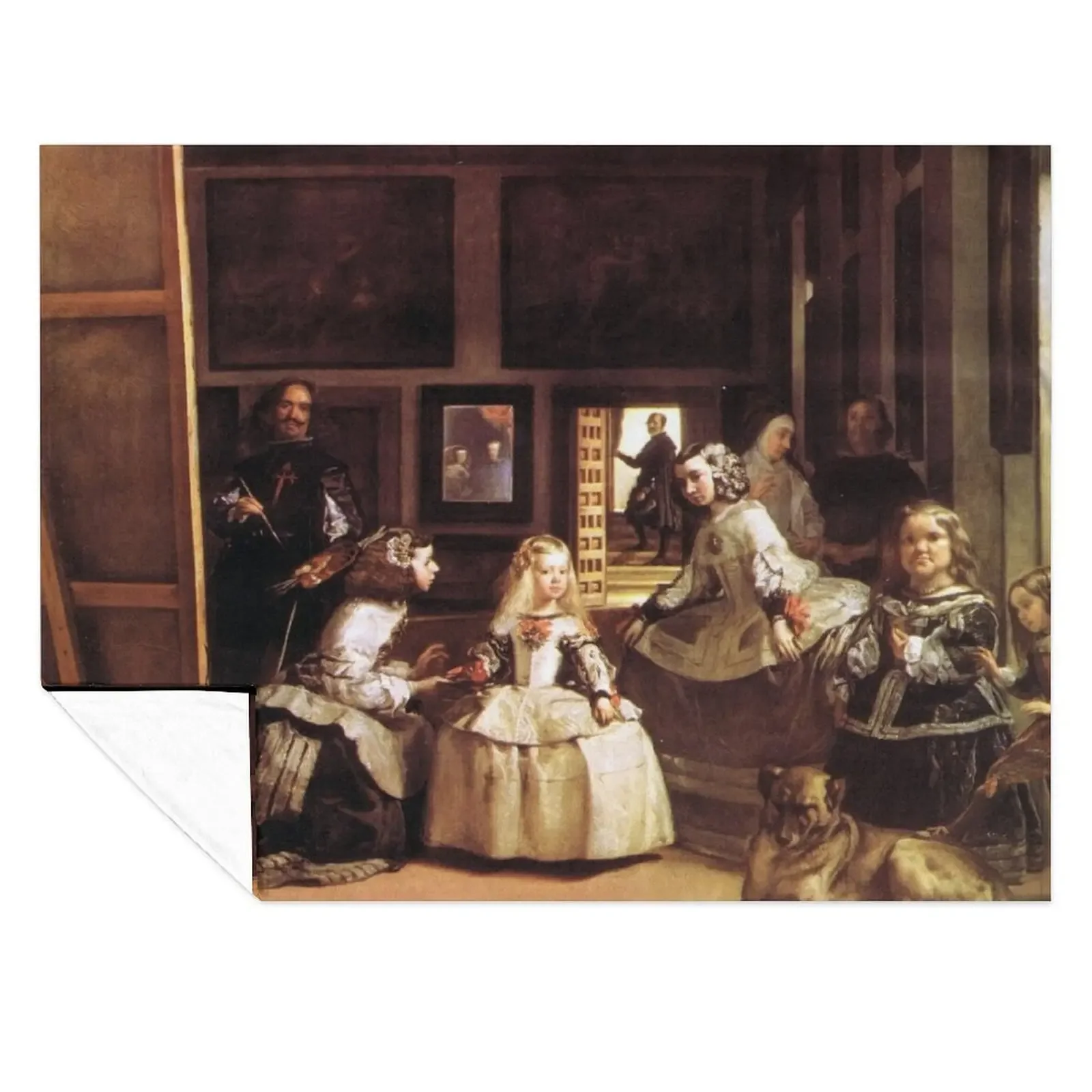 

Las Meninas by Diego Velazquez Throw Blanket Stuffeds Thermal Warm Decorative Throw Blankets