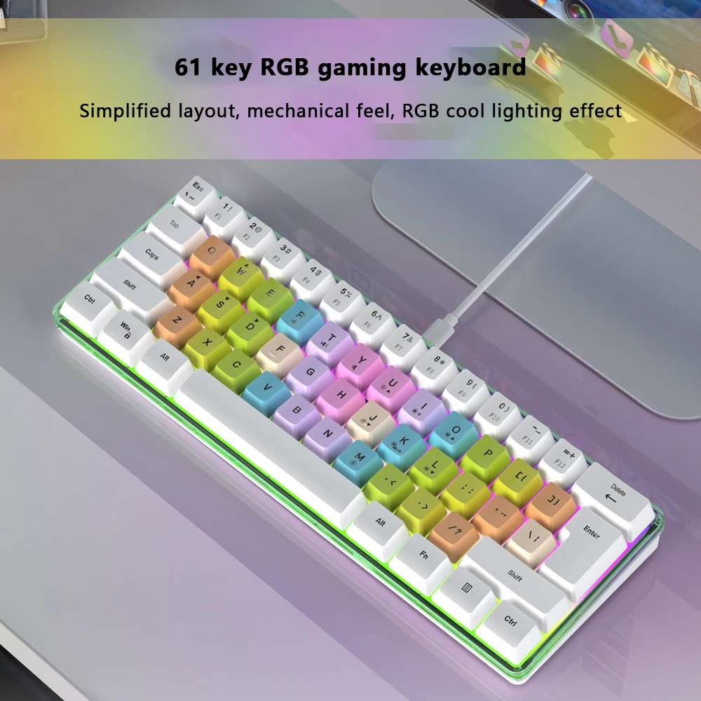 Keys PBT Doubleshot Backlit Keycaps Set OEM Profile for MX Mechanical Gaming Keyboard ANSI GH60 RK61/ALT61/Annie/poker GK61