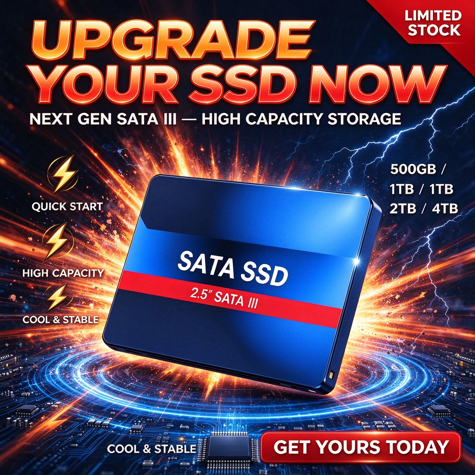 For Upgrade PC Laptop Desktops High Speed NEW 2.5