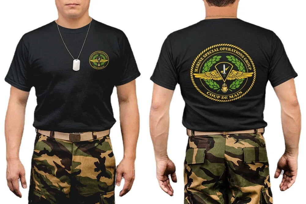 

Philippine Marine Special Operations Group MARSOG Forces Military Men T-shirt Short Sleeve Casual Cotton O-Neck Summer Shirts