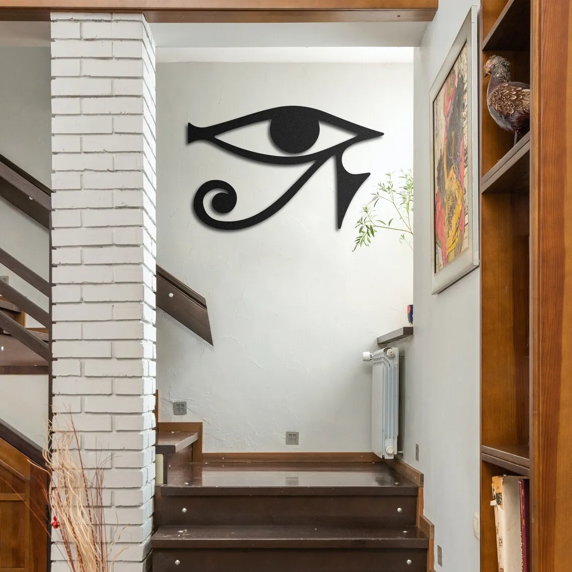Wooden Wall Art, Eye of Horus, Interior Decoration, Home Decor Wall Hanging Home Decor Wall Art Wall Decor, Wall Sign, idea gift