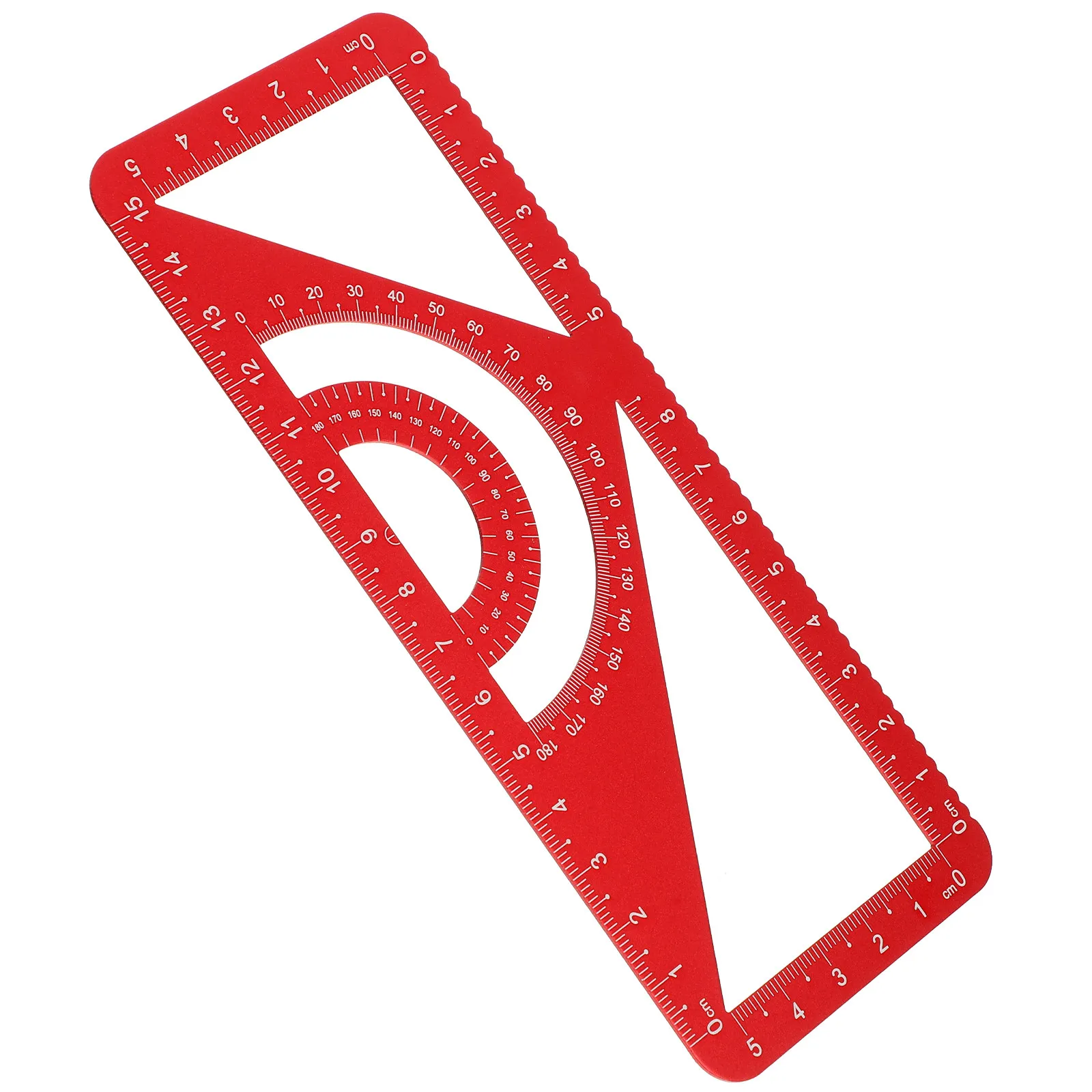 

Набор многофункциональных линеек из алюминиевого сплава: высокоточные инструменты для черчения, измерения, геометрии, треугольник, транспортир, школьные канцелярские принадлежности