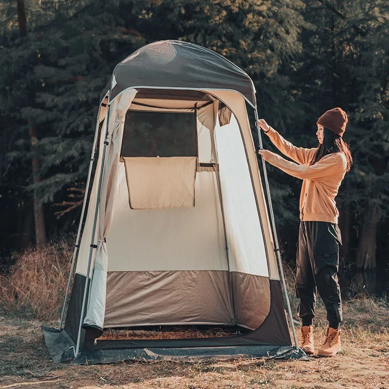 Portable pop-up shower tent privacy spacious changing room design portable camping toilet tent