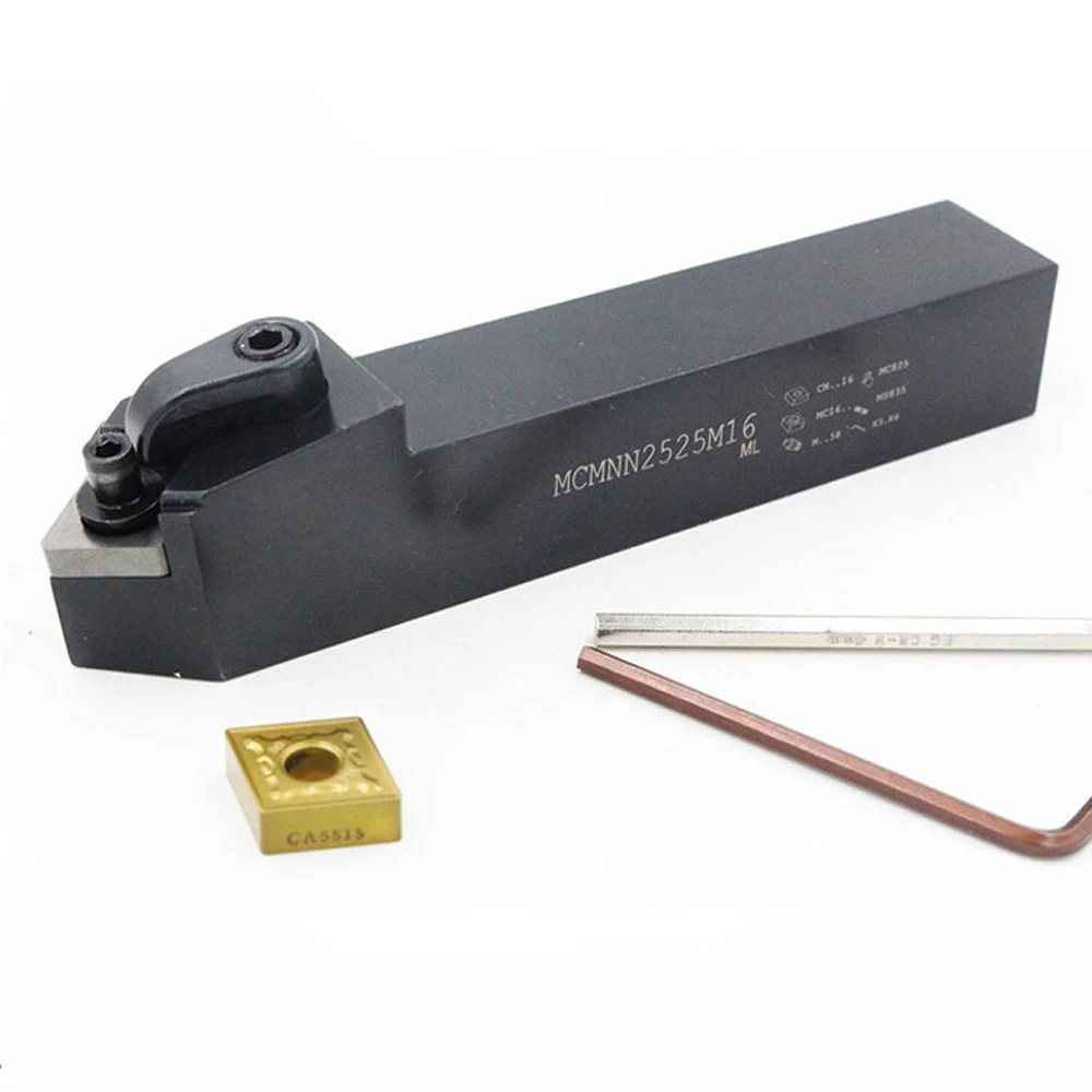 

Turning Tools MCMNN2525M16 Cutter CNMG1606 Electric Insert Lathe Tool Holder CNC Rod Bar Machining Accessories Grinder Holder