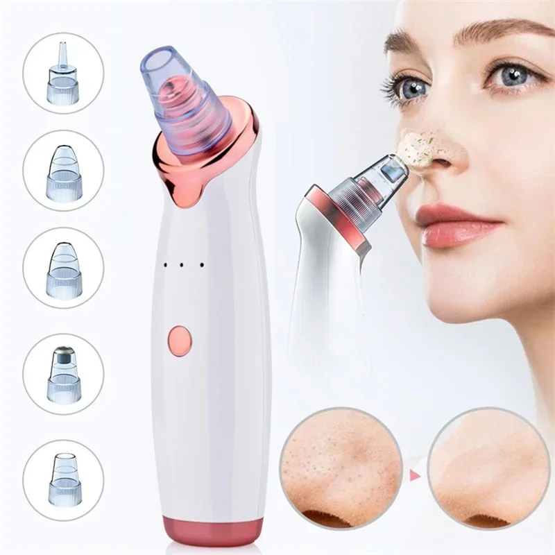 Updated USB Blackhead Remover Face Pore Vacuum Skin Care Acne Pore Cleaner Pimple Removal Vacuum Suction Clean Skin Care Tools