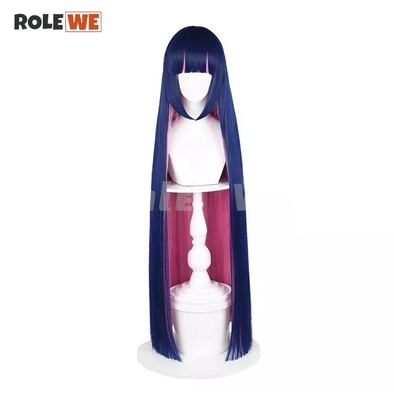 Stocking Anarchy Cosplay Wig Anime Panty & Stocking with Garterbelt 100cm/120cm Long Heat Resistant Synthetic Hair Wigs+ Wig Cap