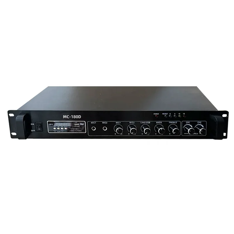 

High Quality 1.5u 180W Public Address Amplifier Pa System Constant Voltage Power Amplifier