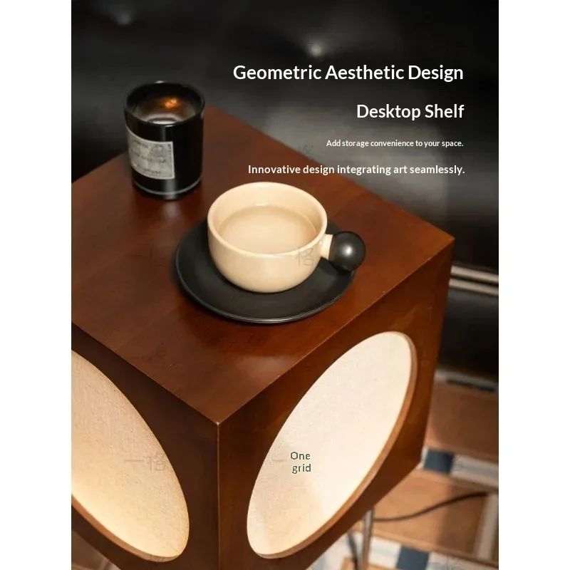 

Modern Minimalist Solid Wood Floor Lamp with Side Table Shelf Multi Function Standing Light for Living Room Bedroom Bedside LED