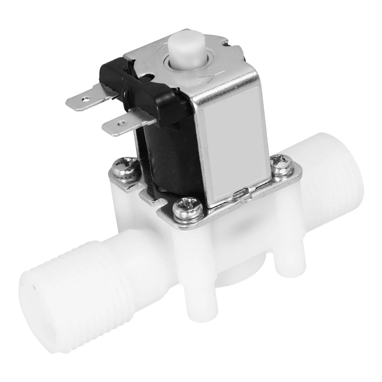 Válvula Solenoide de agua DC12V Rendimiento estable Diseño compacto para lavadora Purificador de agua Aspersor para lavavajillas Jardín Césped