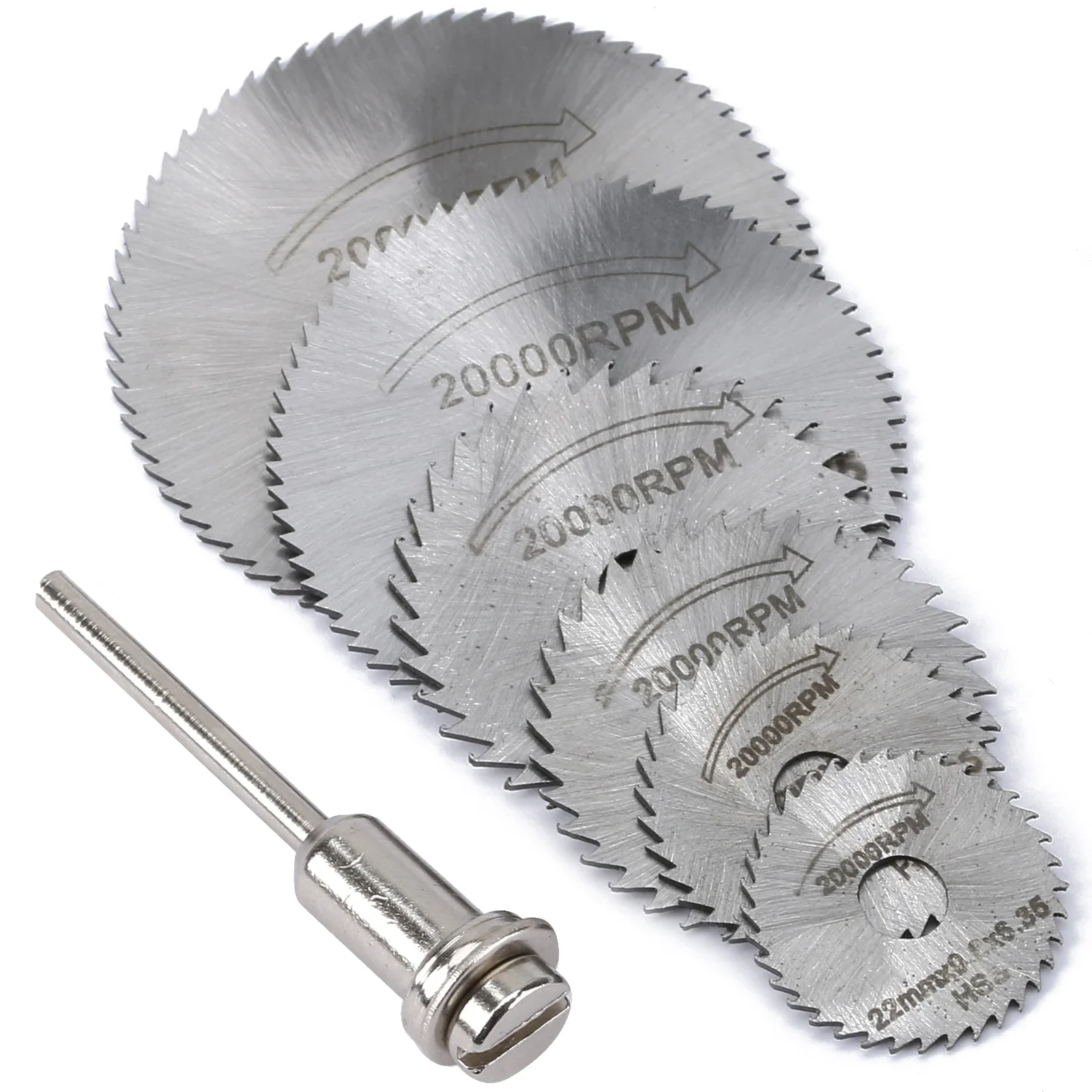 

7pcs High-Speed Steel Cutting Blades: Cut Wood, Plastic, Copper, Aluminum & Soft Metals With Ease!