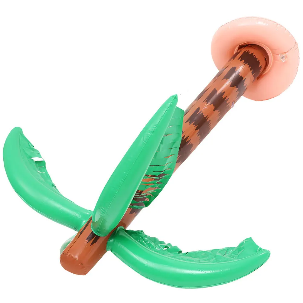 

Large Inflatable Palm Tree Ornament Simulation Green Tree for Birthday Pool Party Supplies Decorative Photo Backdrop Accessory