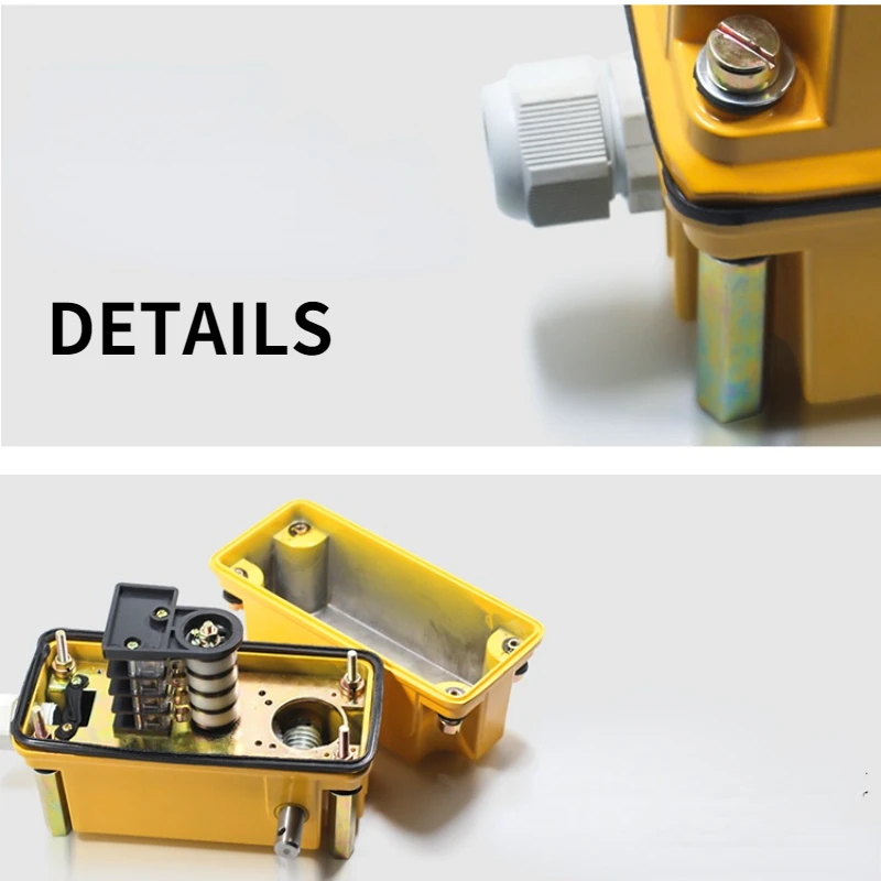 Trip Switch for DXZ AC125-250V Multifunction Limiter Tower Crane Lifting Height Slewing Crane Yellow Resin Cover