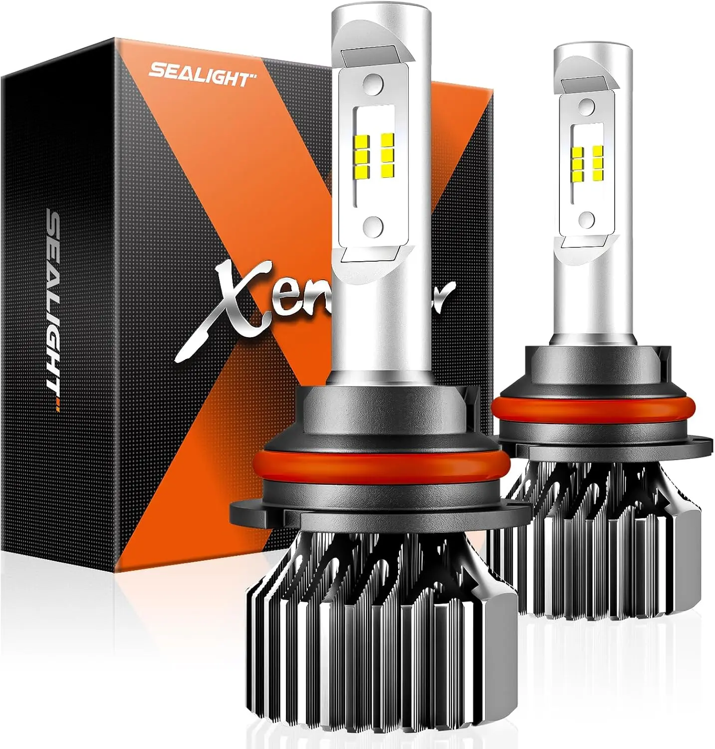 

40,000LM 7X Brighter 9007 Fog Lights, Plug-N-Play Easy Install, Pack of 2 for Powersport