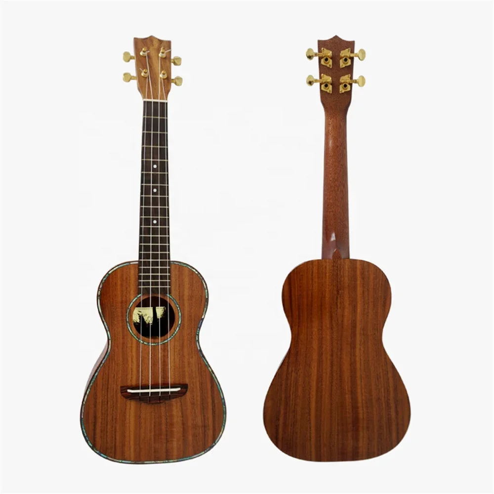 High Quality Top Solid KOA 21 Inch Ukulele Hawaii 4 Strings For Adult Acoustic Instrument