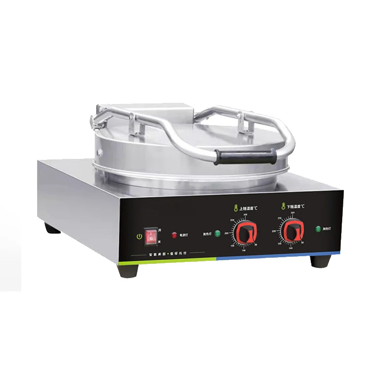 Hot Selling Commercial Automatic Double Side Heating Electric Baking Pan Pancake Maker Bean Paste Cake Paste Cake Machine