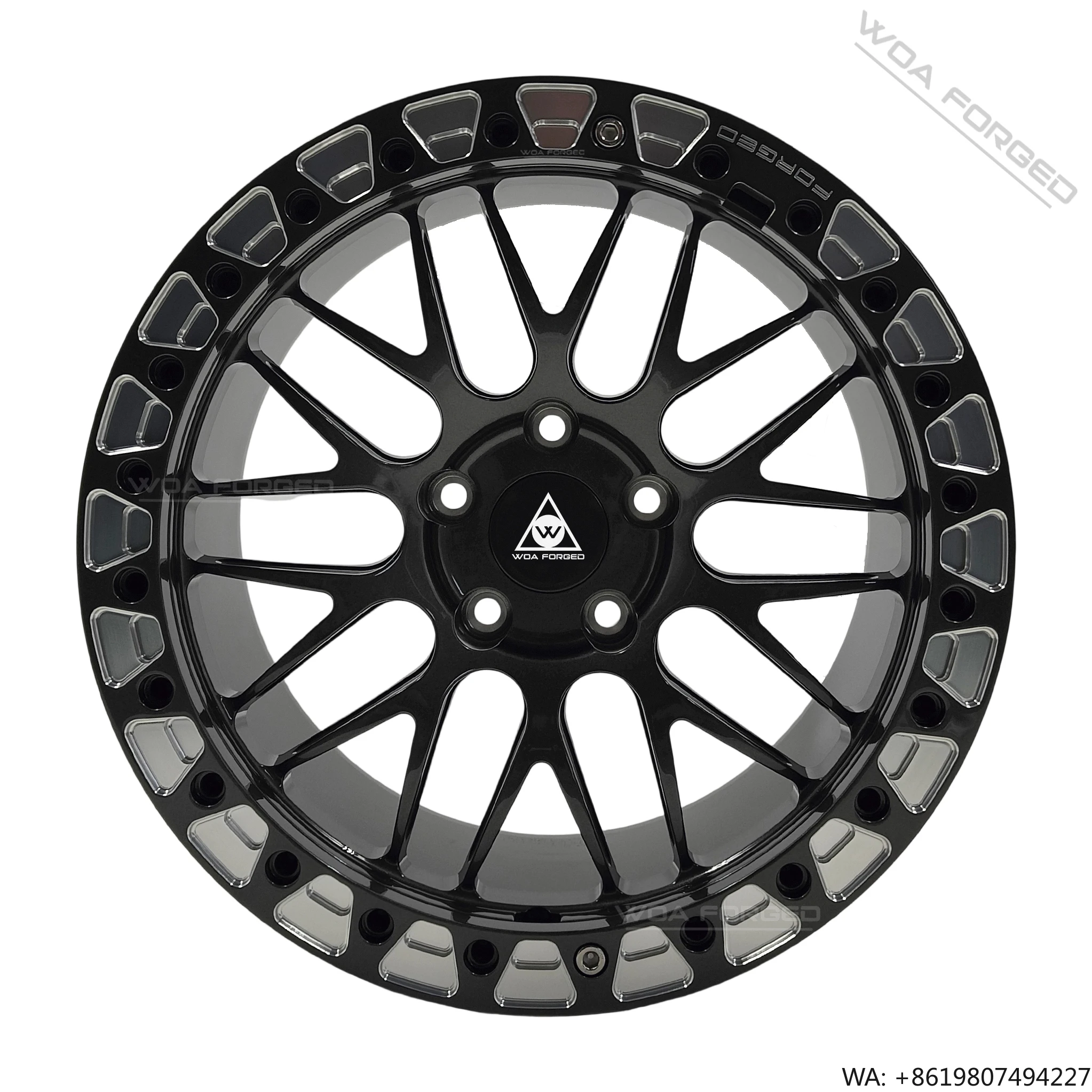 

Deep Concave Forged Beadlock Wheels 18-20 Inch Matte Black/Gunmetal Multi Spoke Rims 5x114.3 5x112 for Off-Road & Passenger Cars