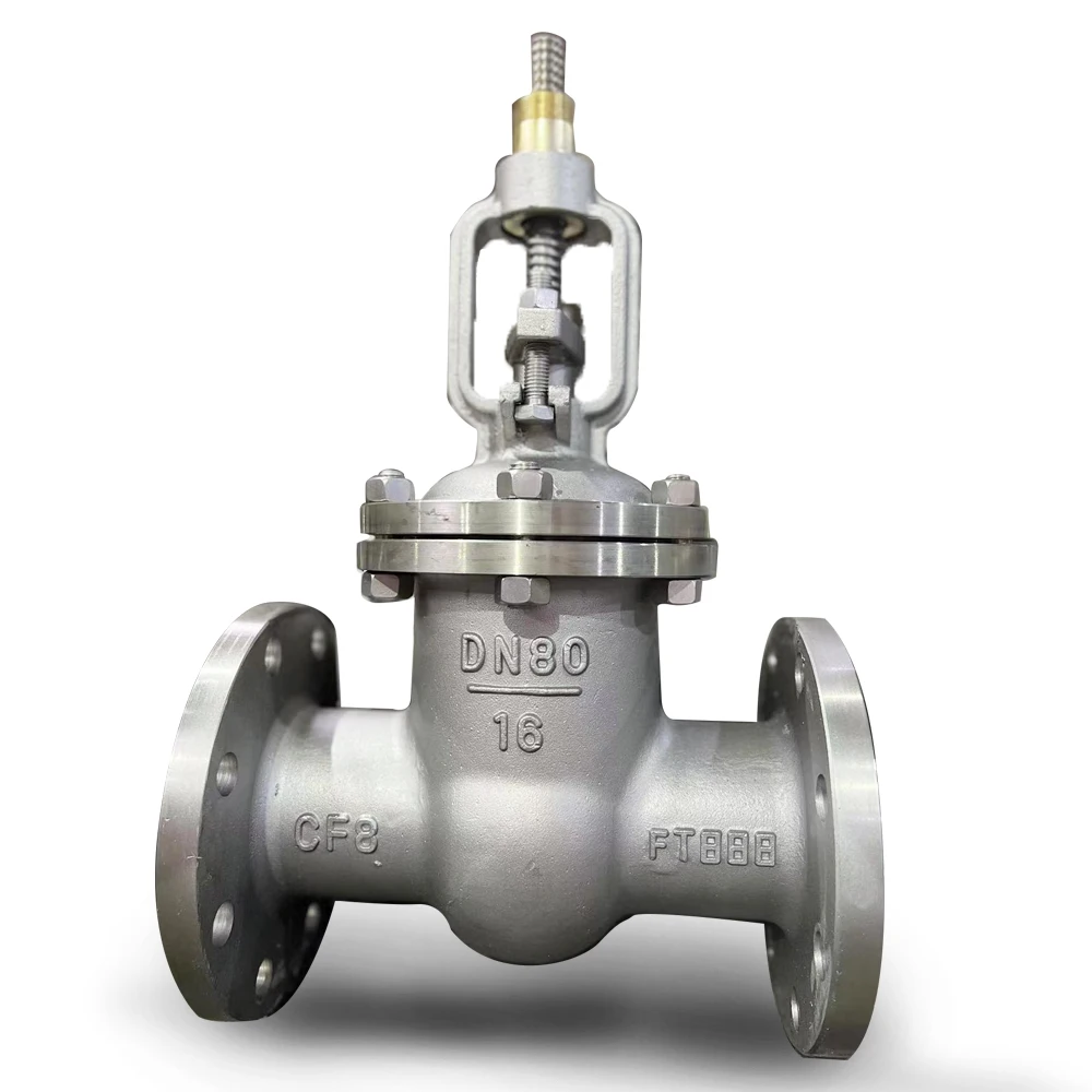 

KXC Z545X SS304/316 CF3 CF8 Manual Base Flange Gate Valve DN50-1200 /DIN/AWWA