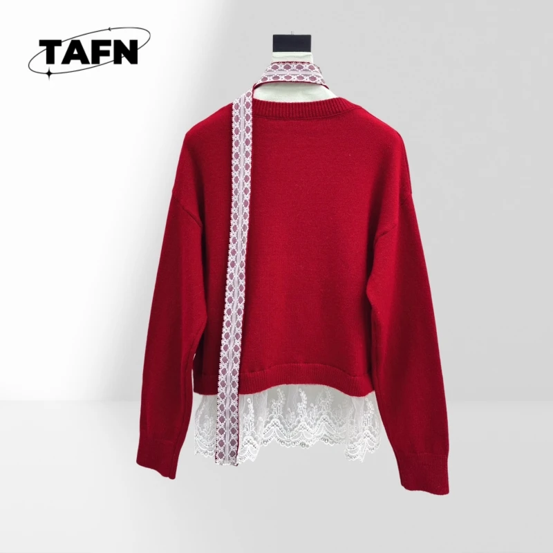 25 Sweater Wanita Perjamuan Hangat Kasmir Kualitas Tinggi Gaya Populer Mode Kerah V 100% Wol Asli A25226