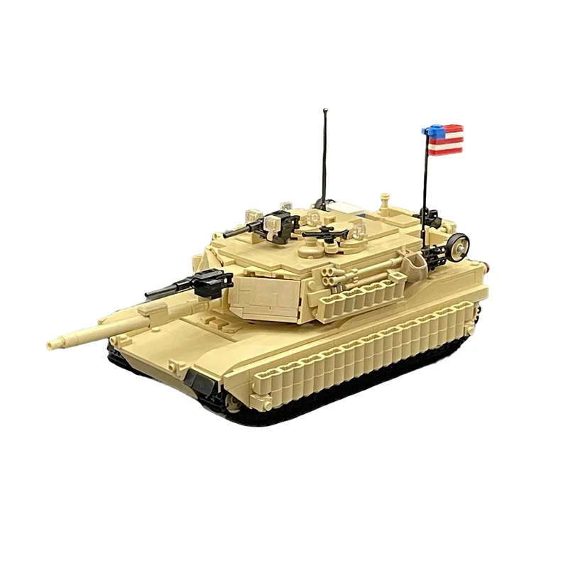 1266pcs MOC M1A2 Abrams SEP TUSK II Model Building Blocks Toy Christmas Gifts Architecture Creative Brick DIY Art Collection