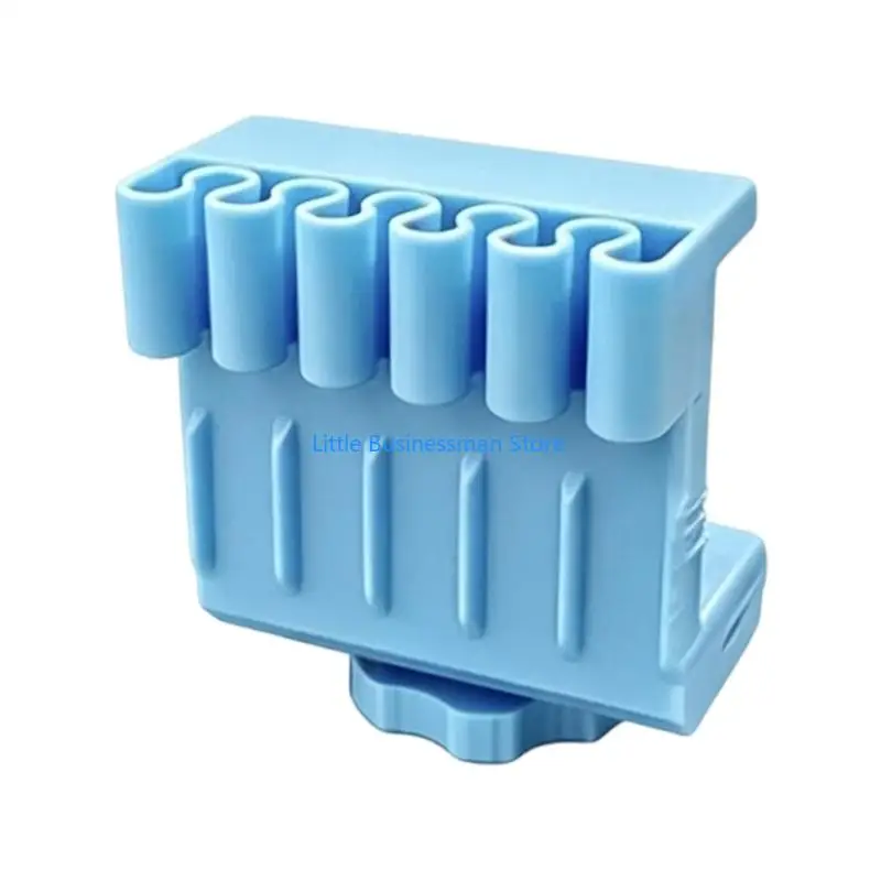Klemmkabelhalter mit 5 Schlitzen für Schreibtische, kompakter Kabel-Organizer-Clip für USB-Kabel, Musikleitungen und Ladekabel – Detail 9