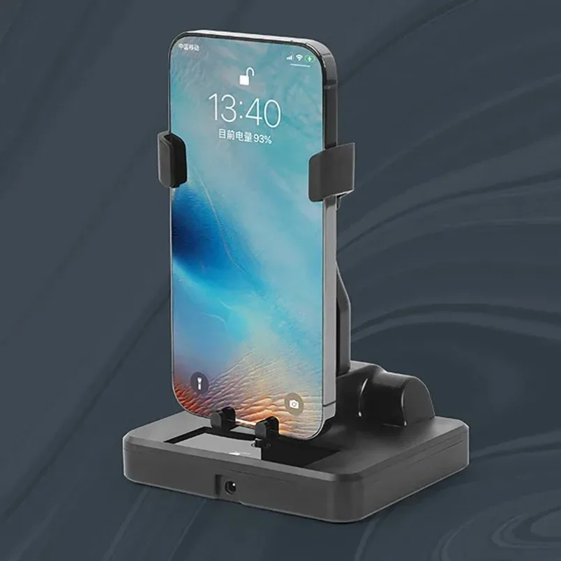 Automatische Schaukel Shaker Automatische Schaukel Schütteln Handy Ständer Halter Schreibtisch Stumm Für Smartphone Wiggler Schrittzähler Pinsel Stepper