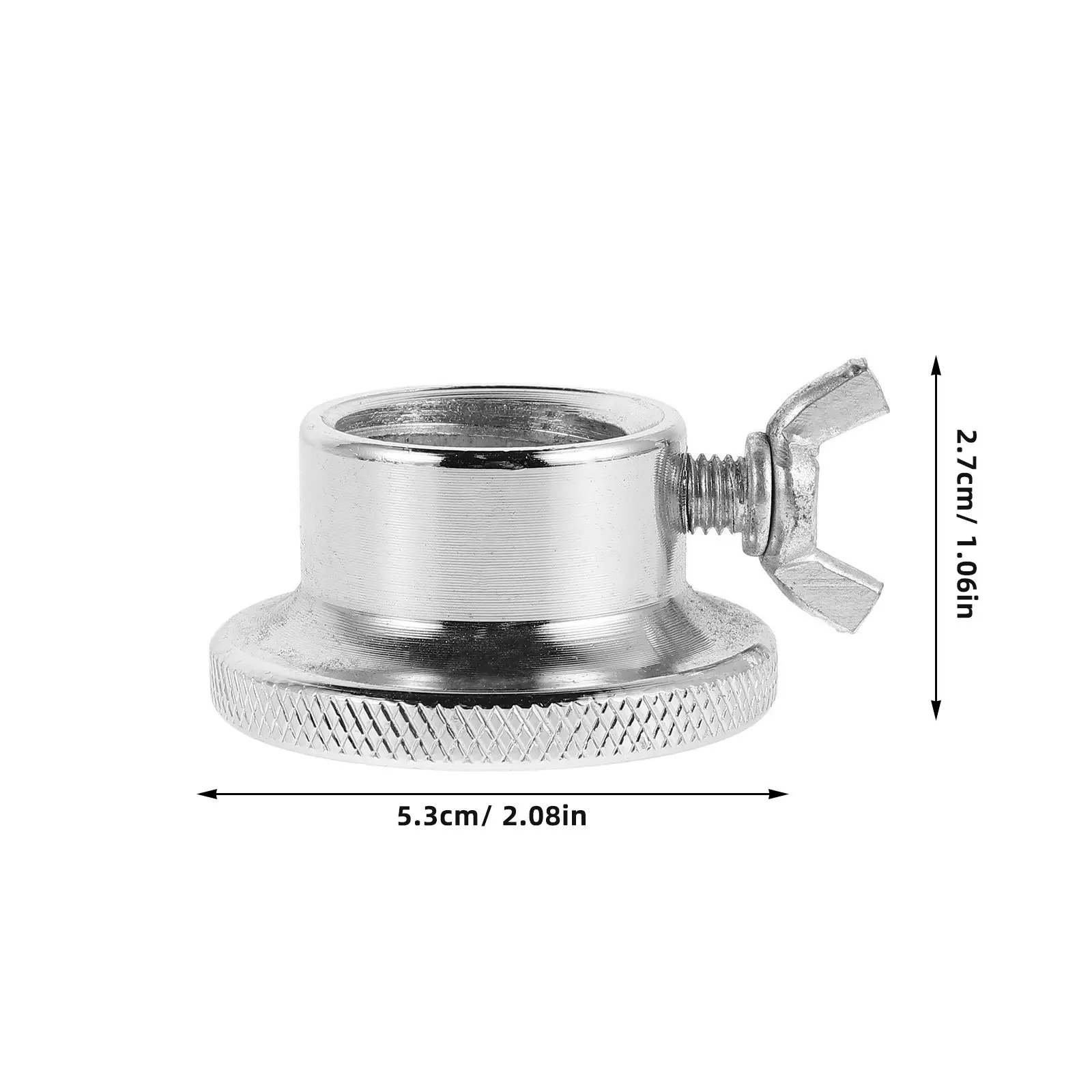 2Pcs Dumbbell Screw Nut Anti-Slip Double Lock Barbell Collar Clamps Secure Fixed Nuts for Fitness Workout Weight Lifting