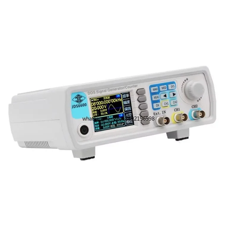 JDS6600 15MHz Dual/2-Channel DDS Signal Generator Signal Source Frequency Meter Function Arbitrary Waveform Generator Counter