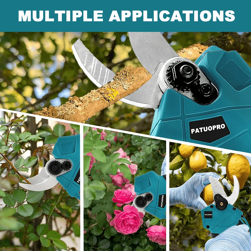 3.0cm Brushless Electric Pruning Shears Cordless Pruner Garden Tree Branch Bonsai Garden Cutting Tool Fit Makita 18V Battery