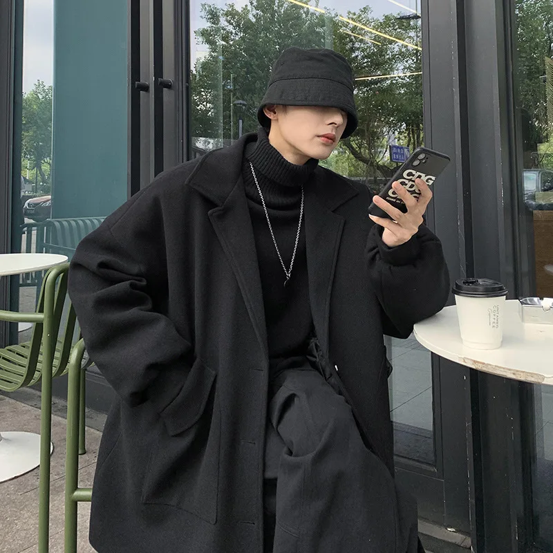 

Пальто-накидка из шерстяной смеси с асимметричным кроем, защитный чехол-экран для всего тела, защита от непогоды