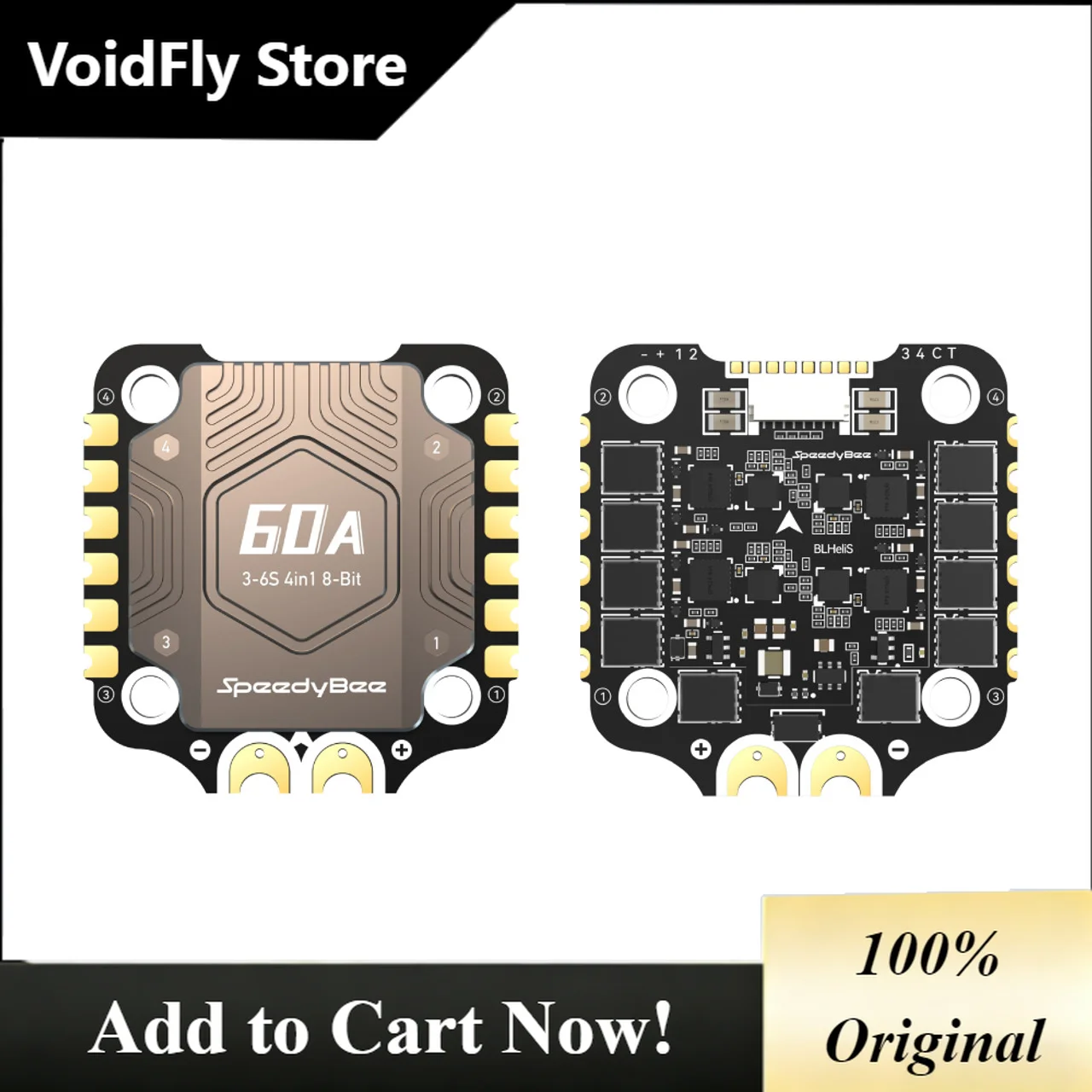 VoidFly SpeedyBee F405 V3 BLS 60A 30x30 FC&ESC Stack